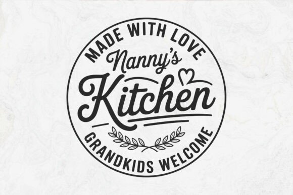 Nanny’s Kitchen SVG & PNG: Crafts + Graphics for Local Branding